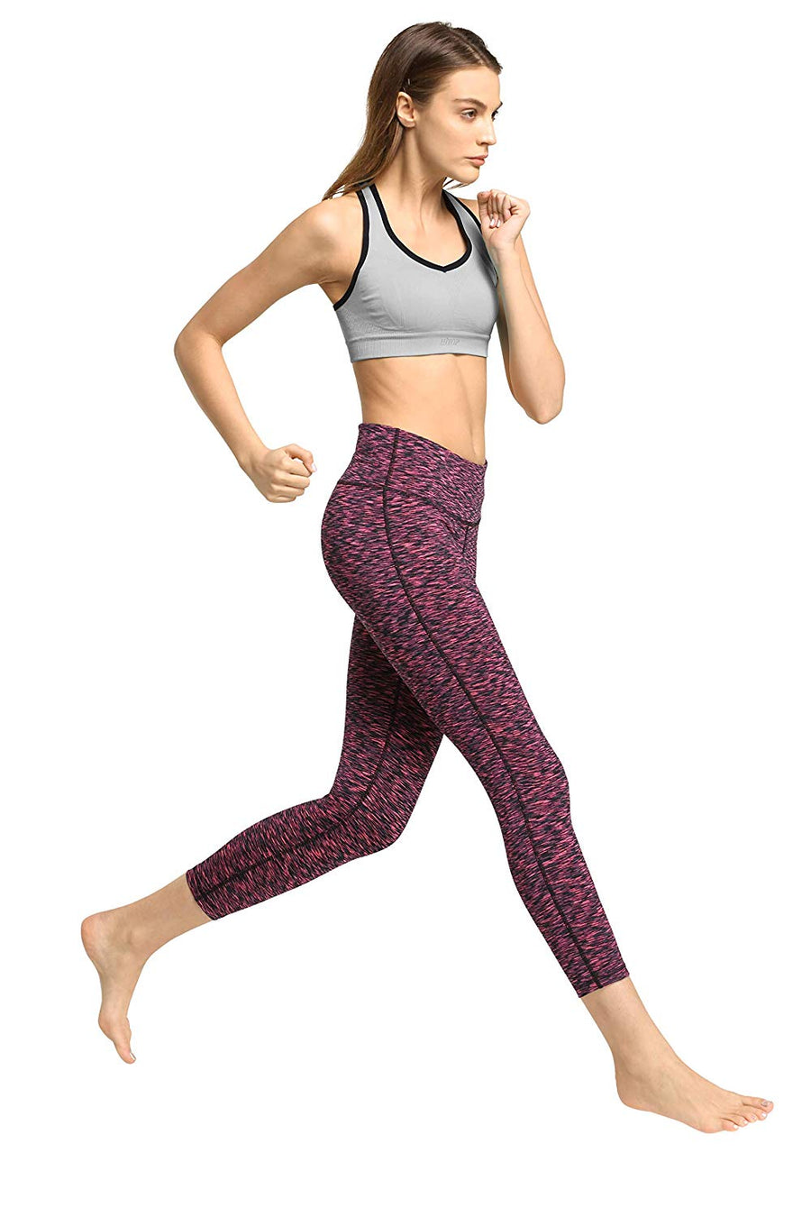 YELETE Women's Athletic Space Dye Ombre Leggings : : Clothing,  Shoes & Accessories