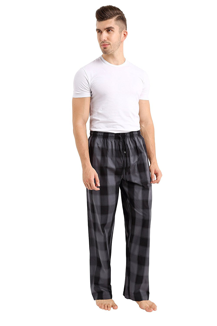CYZ Men's 100% Cotton Poplin Pajama Lounge Sleep Pant : :  Clothing, Shoes & Accessories