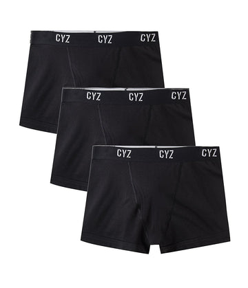 CYZ Men's 3-PK Cotton Stretch Trunks