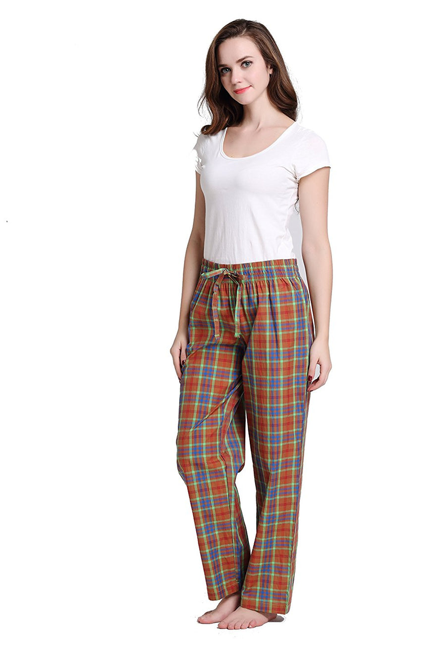 Jockey Women's Cotton Lace Trim on Pocket Printed Track Pant – Online  Shopping site in India