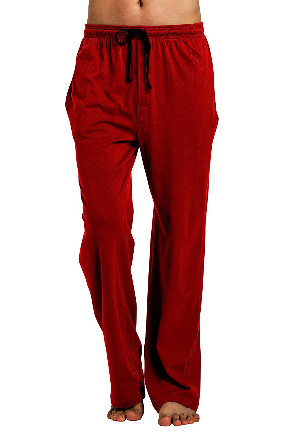 CYZ Men's 100% Cotton Jersey Knit Pajama Pants/Lounge Pants