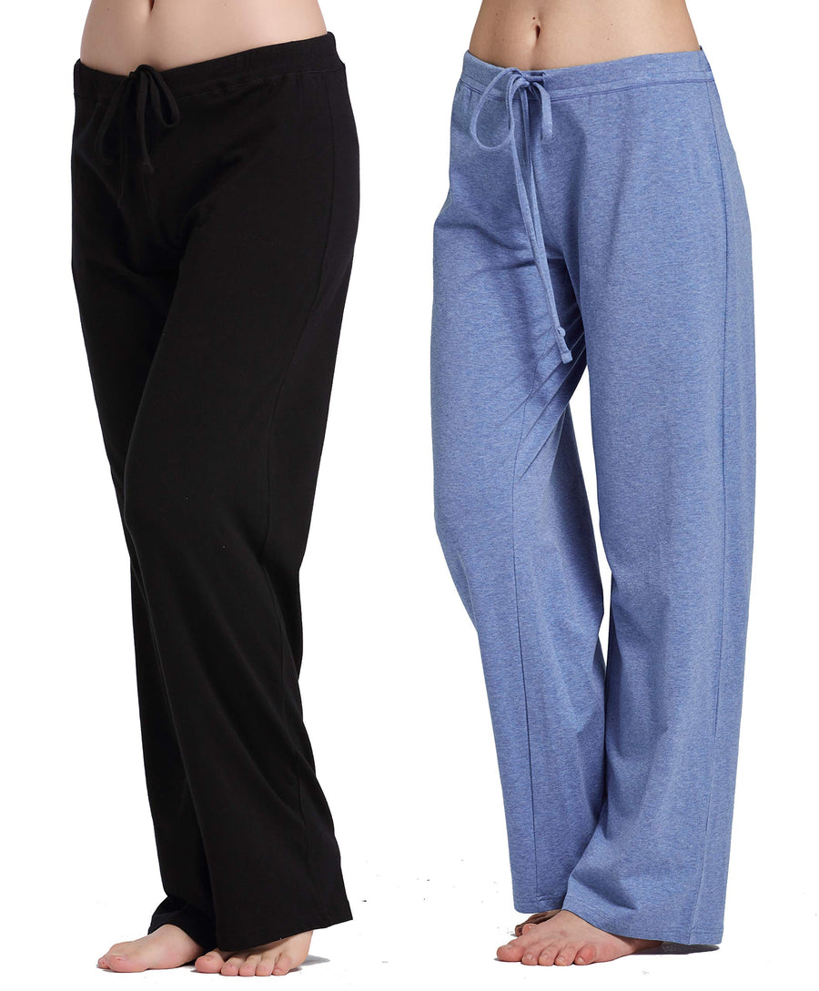 CYZ Women's Stretch Cotton Knit Pajama Pants