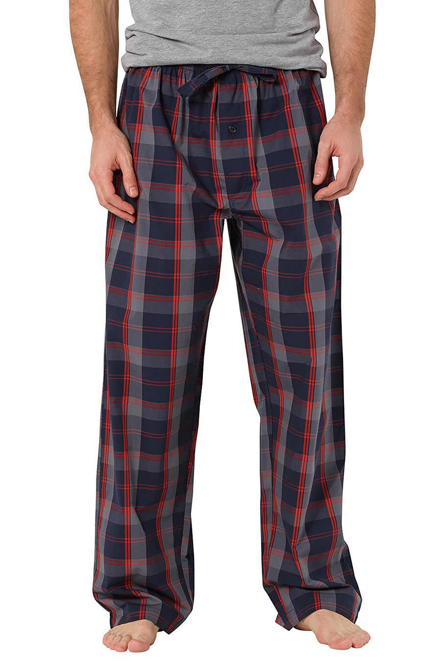CYZ Men's 100% Cotton Jersey Knit Pajama Pants/Lounge Pants, Grey Melange,  Small : : Clothing, Shoes & Accessories