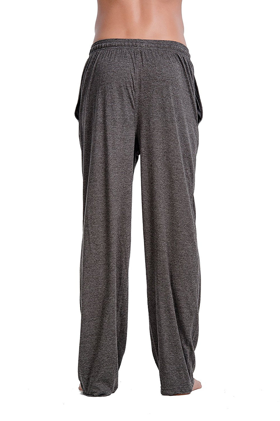 #followme Ultra Soft Solid Stretch Jersey Pajama Pants for Women (Grey With  Black, 2X)