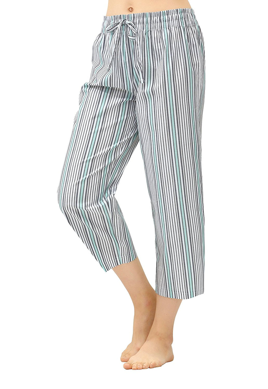 Hifzaa womens cotton capri 3/4 pants for women pajama with pockets Sizes M  to 6XL