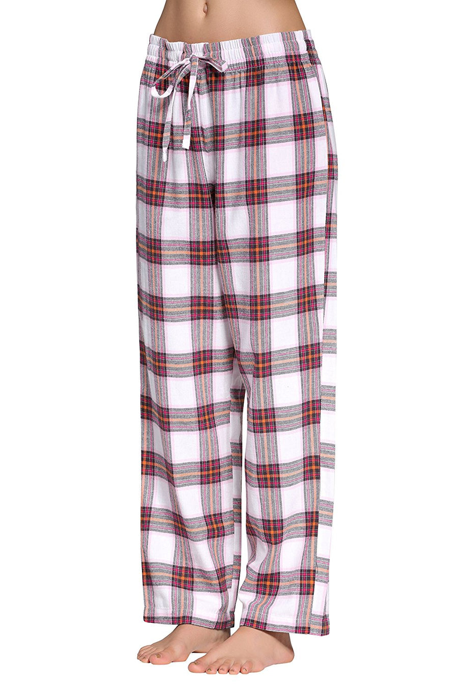 CYZ Women's 100% Cotton Super Soft Flannel Plaid Pajama/Louge Pants ...