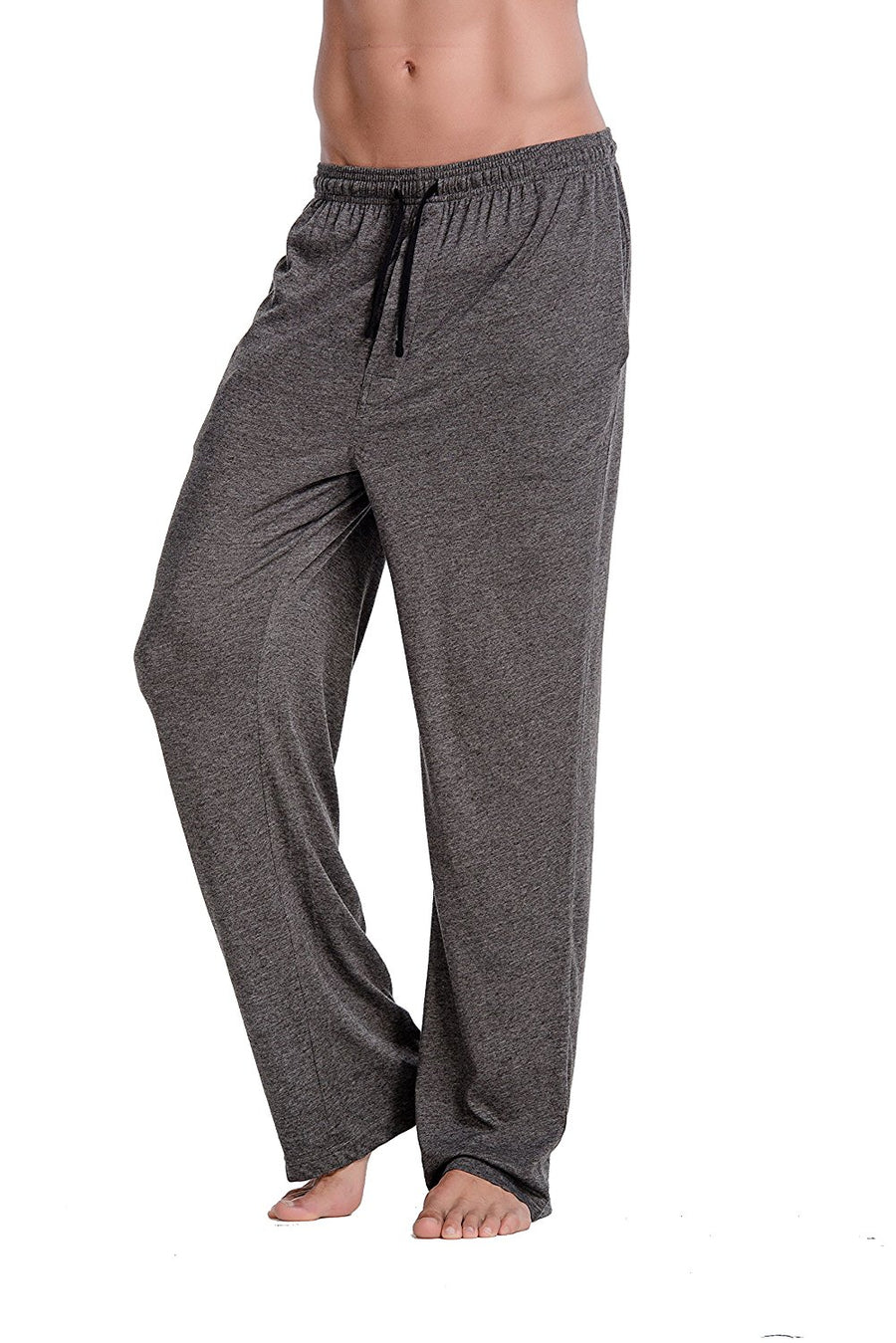 CYZ Men's 100% Cotton Jersey Knit Pajama Pants/Lounge Pants With 